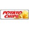 Signmission POTATO CHIPS BANNER SIGN kettle bar b que fresh made warm hot crisps B-72 Potato Chip - alternate 1
